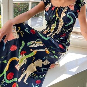 Lisa Says Gah Annie dress Museo Nero